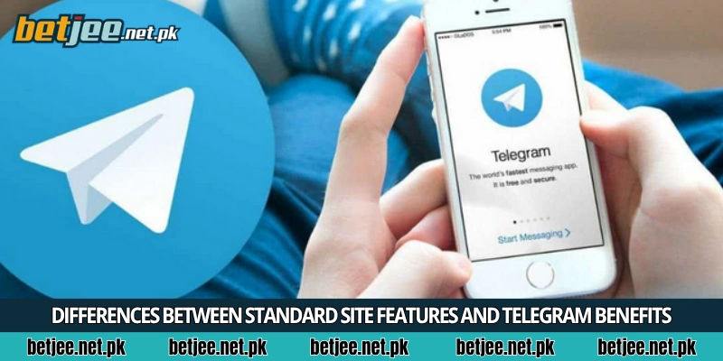 Betjee official telegram & tips group - Real-time updates 3 Differences between standard site features and telegram benefits