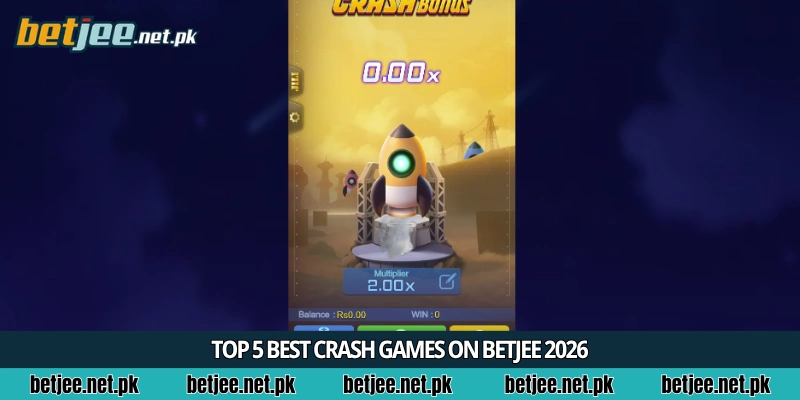 Top 5 best crash games on Betjee 2026