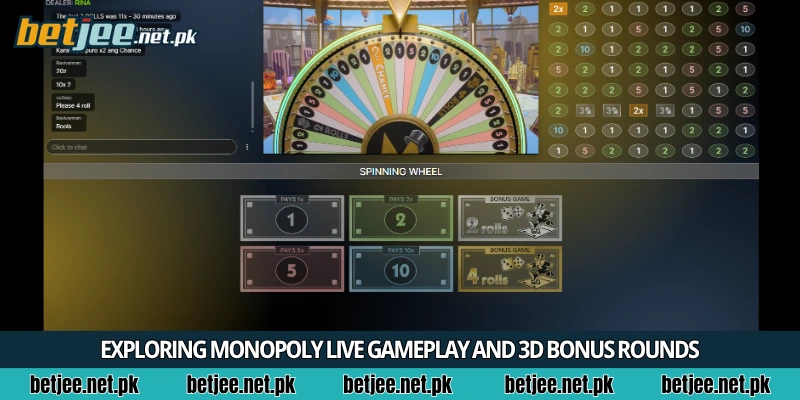 Exploring Monopoly Live gameplay and 3D bonus rounds 