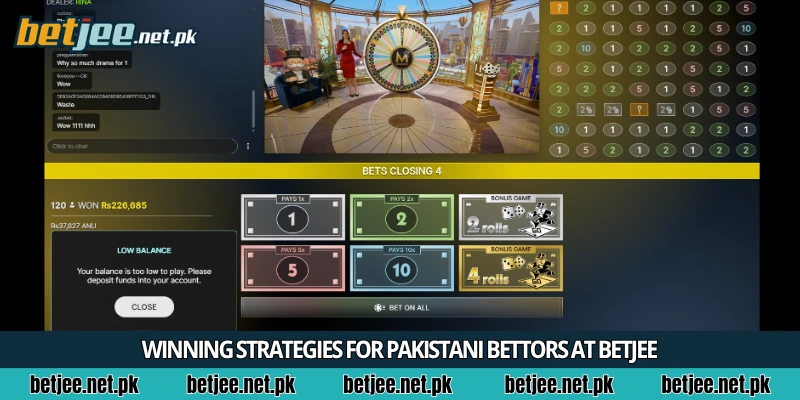 Winning strategies for Pakistani bettors at Betjee 